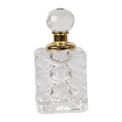 Clayre & Eef Parfum Flesje 3x3x7 cm Transparant Glas