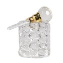 Clayre & Eef Perfume Bottle 3x3x7 cm Transparent Glass