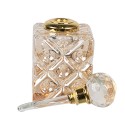 Clayre & Eef Perfume Bottle 3x3x7 cm Transparent Glass