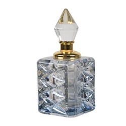 Clayre & Eef Parfumflasche 3x3x8 cm Transparant Glas