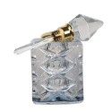 Clayre & Eef Perfume Bottle 3x3x8 cm Transparent Glass