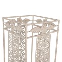 Clayre & Eef Umbrella Stand 24x24x49 cm White Metal