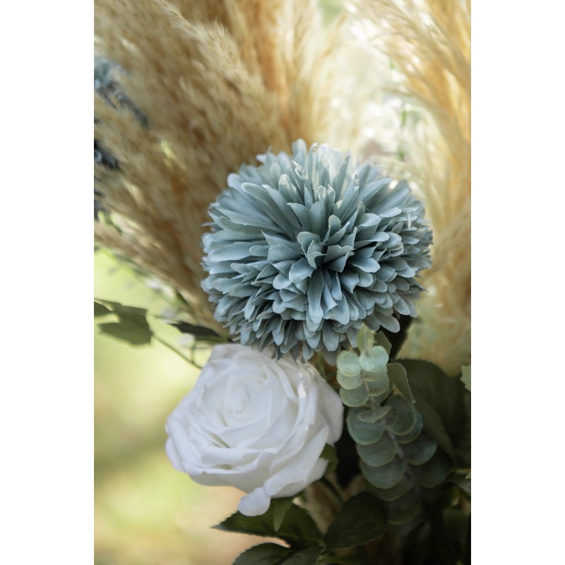 Clayre & Eef Artificial Flower 54 cm Green Blue Plastic