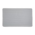 Clayre & Eef Bath Mat 78x48x1 cm Grey Polyester Rectangle Star