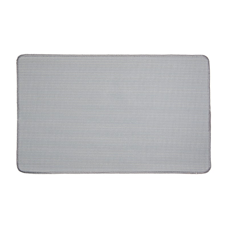 Clayre & Eef Bath Mat 78x48x1 cm Grey Polyester Rectangle Star