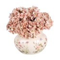 Clayre & Eef Pot de fleurs Ø 20x14 cm Beige Rose Céramique Roses