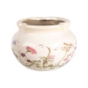 Clayre & Eef Fioriera Ø 17x12 cm Beige Rosa  Ceramica Rose