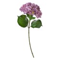 Clayre & Eef Kunstblume Hortensie 67 cm Violett Kunststoff