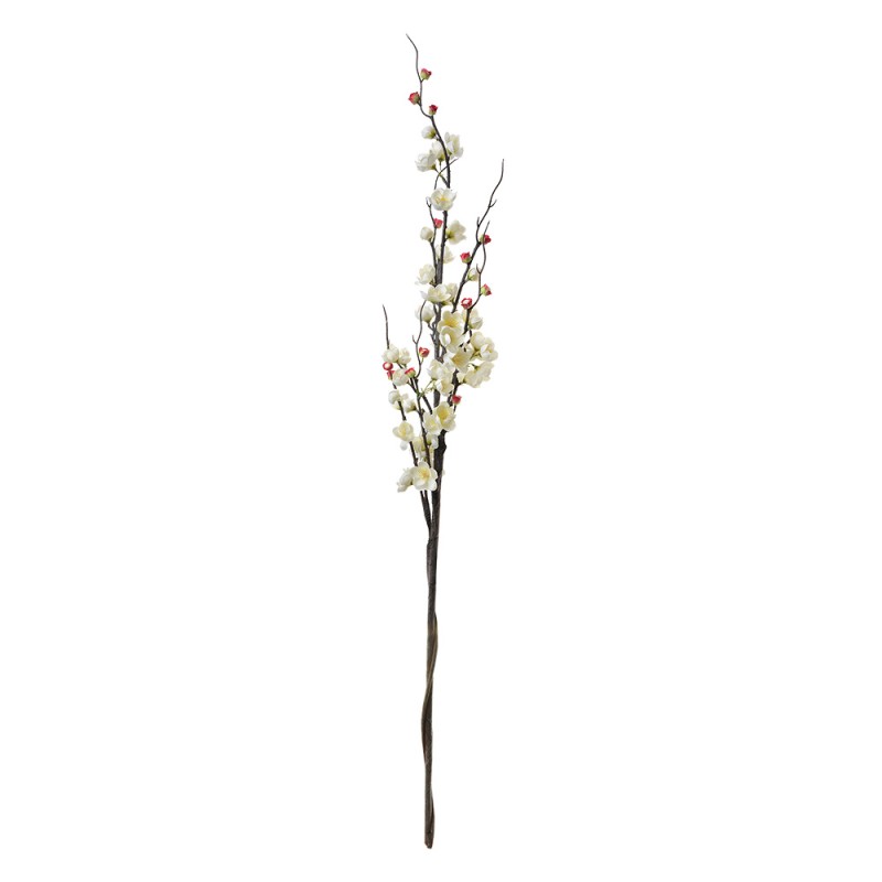 Clayre & Eef Fleur artificielle 115 cm Blanc Plastique