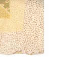 Clayre & Eef Tagesdecke 230x250 cm Grün Beige Polyester