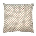 Clayre & Eef Cushion Cover 50x50 cm Green Beige Polyester Flowers