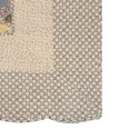 Clayre & Eef Tagesdecke 180x250 cm Grün Beige Polyester