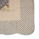 Clayre & Eef Couvertures 180x250 cm Vert Beige Polyester