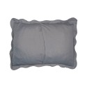 Clayre & Eef Bedsprei 180x250 cm Wit Grijs Polyester