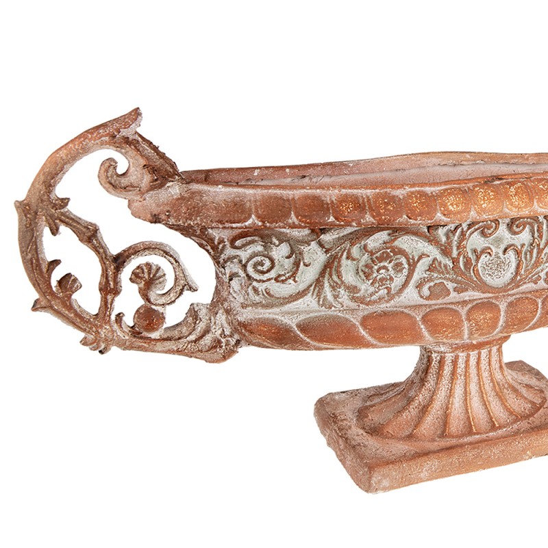 Clayre & Eef Pot de fleurs 81x19x36 cm Marron Matériau céramique