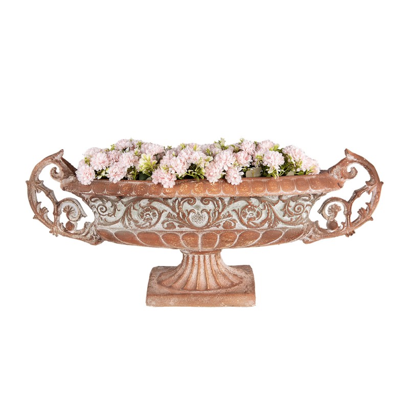 Clayre & Eef Planter 81x19x36 cm Brown Ceramic material