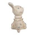 Clayre & Eef Statuetta decorativa Uccello 33x21x47 cm Beige Materiale ceramico