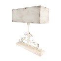 Clayre & Eef Lampe de table 50x20x56 cm Beige Bois Métal