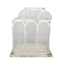 Clayre & Eef Decorative Propagation Box 56x32x65 cm Beige Metal Glass