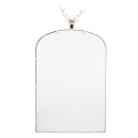 Clayre & Eef Specchio 58x10x105 cm Bianco Metallo Vetro Cervo