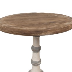 Clayre & Eef Table d'appoint Ø 51x71 cm Marron Bois