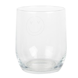 Clayre & Eef Wasserglas 300 ml Transparant Glas Smile