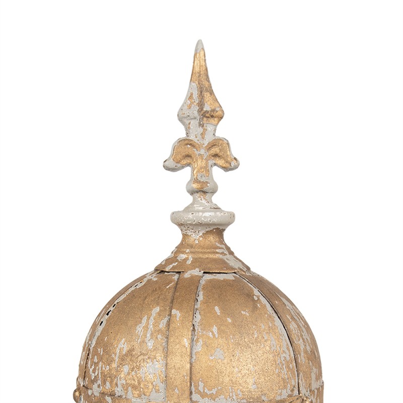 Clayre & Eef Ornamento decorativo Ø 19x45 cm Marrone Metallo