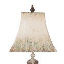 Clayre & Eef Lampe de table Ø 29x67 cm Beige Métal