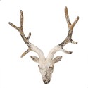 Clayre & Eef Wall Decoration Deer 33x14x43 cm Beige Ceramic material