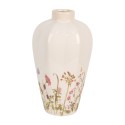 Clayre & Eef Vaso  Ø 17x30 cm Beige Rosa  Ceramica