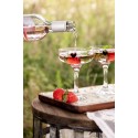 Clayre & Eef Champagneglas  set van 6 stuks  150 ml Glas Hart Wijnglas