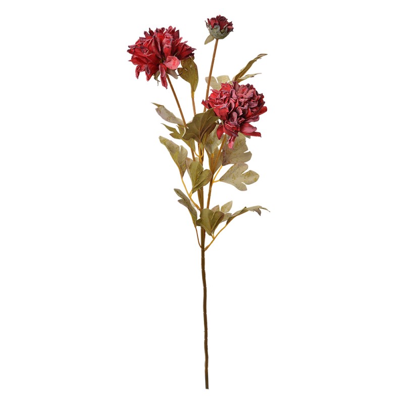 Clayre & Eef Kunstblume 68 cm Rot Kunststoff