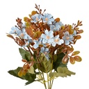 Artificial Flower Blue Green 10x10x33 cm
