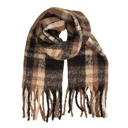 [JZSC0845] Scarf Women Brown 50x210 cm