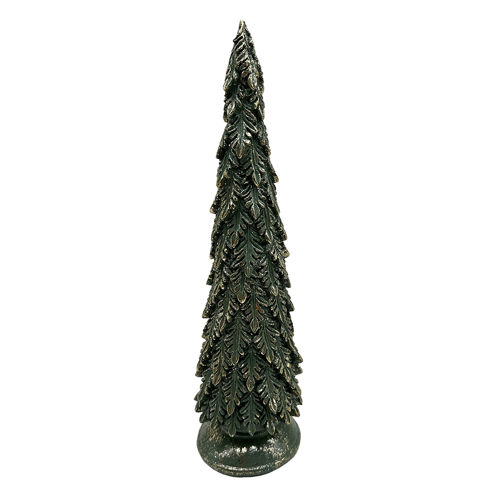 Clayre & Eef Kerstdecoratie Kerstboom Groen Kunststof