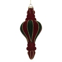 Palla di natale Rosso Verde Ø 6x15 cm