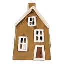 Decoration House Brown Beige 12x8x18 cm