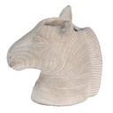 Pot de fleurs d'intérieur Cheval Gris 16x10x15 cm