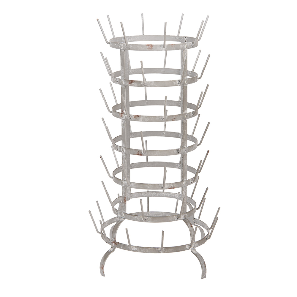 Albero di Tazze Grigio Ø 37x66 cm