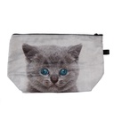 Kulturtasche Damen Grau 22x13x18 cm