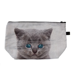 [JZTB0048] Toiletry Bag Women Grey 22x13x18 cm