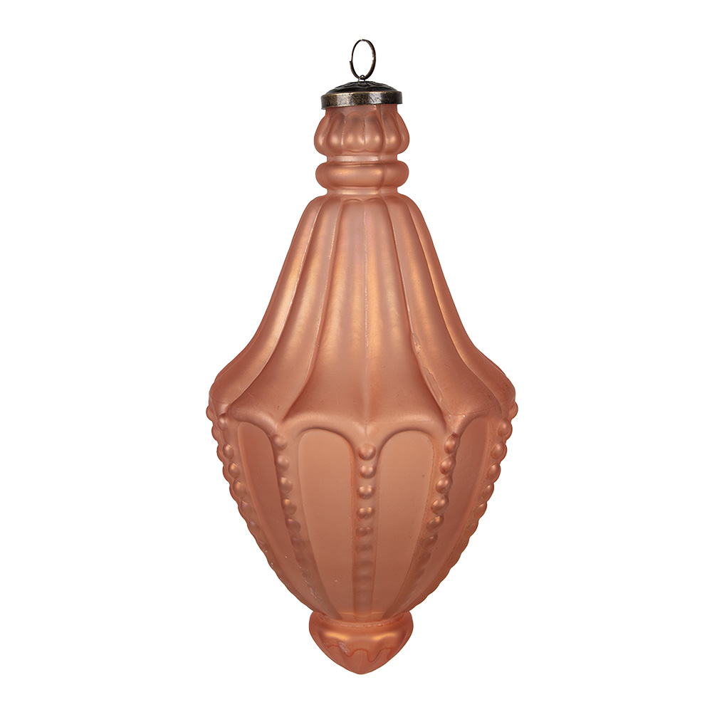 Weihnachtskugel Orange Ø 14x26 cm