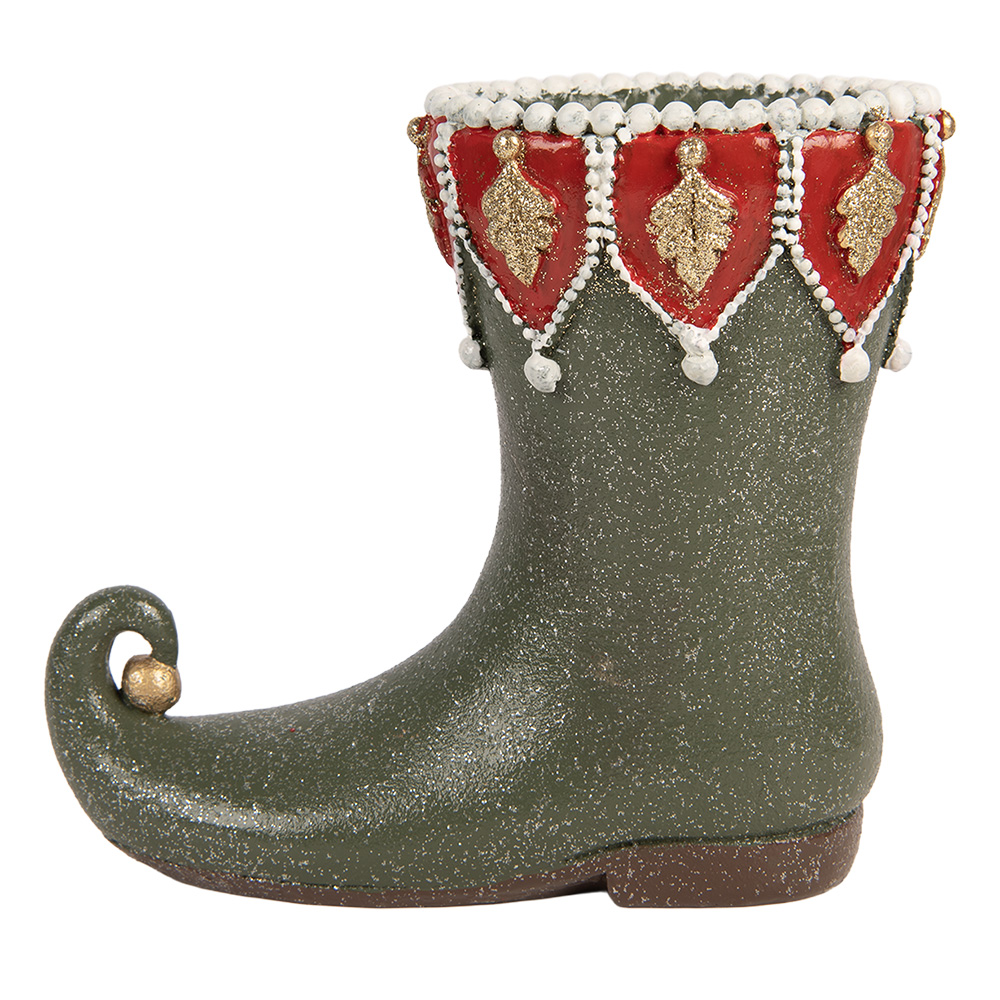 Decoratie laars 18x13x17 cm