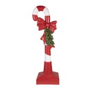 Decorazione bastoncino di zucchero Rosso Bianco 35x23x100 cm