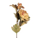 Artificial Flower Pink Green 12x10x77 cm