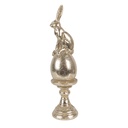 Décoration Lapin sur uf Couleur or Ø 6x26 cm