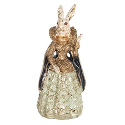 [6PR2525] Deko Kaninchen Mehrfarbig 5x4x11 cm