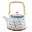 Teekanne mit Sieb Blau 18x14x12 cm / 700 ml
