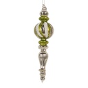 Boule de Noël Couleur argent Vert Ø 5x18 cm
