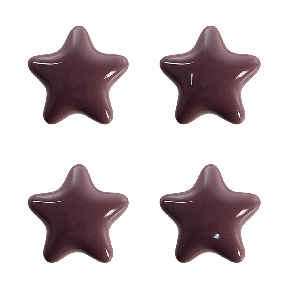 Deurknop set van 4 Ø 4x3/6 cm